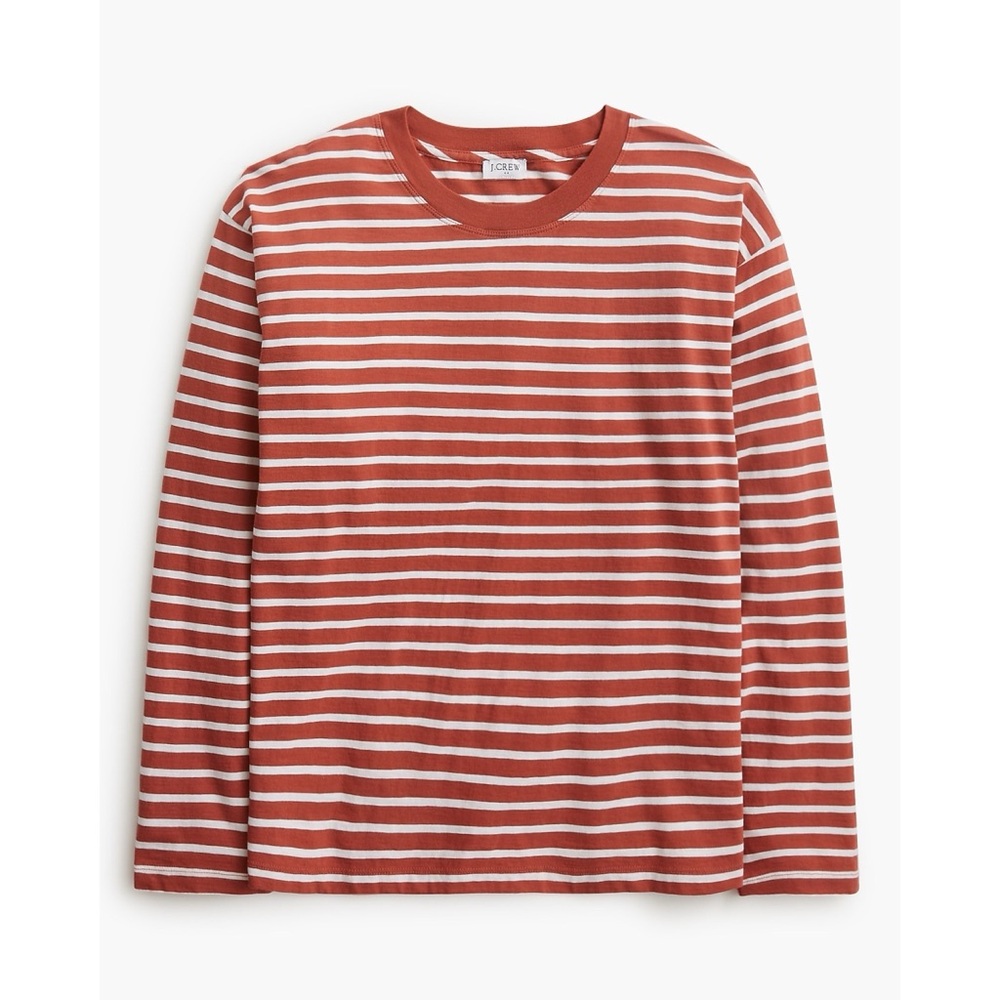 J. Crew Long Sleeve Striped Tee - Picture 2 of 6